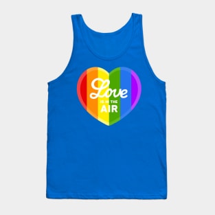 Rainbow Love is in the Air Tank Top